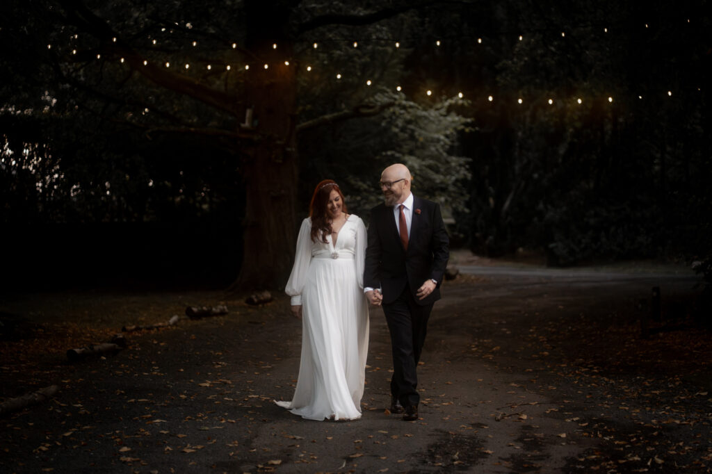 Couples portrait at shotgun grange