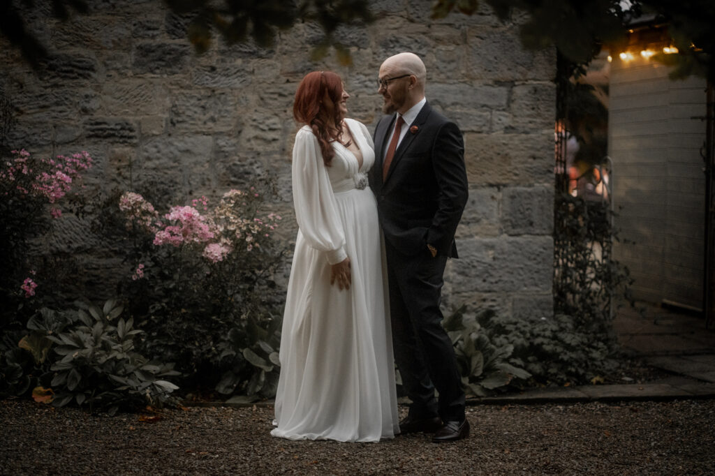 Nightime portrait at shotton grange