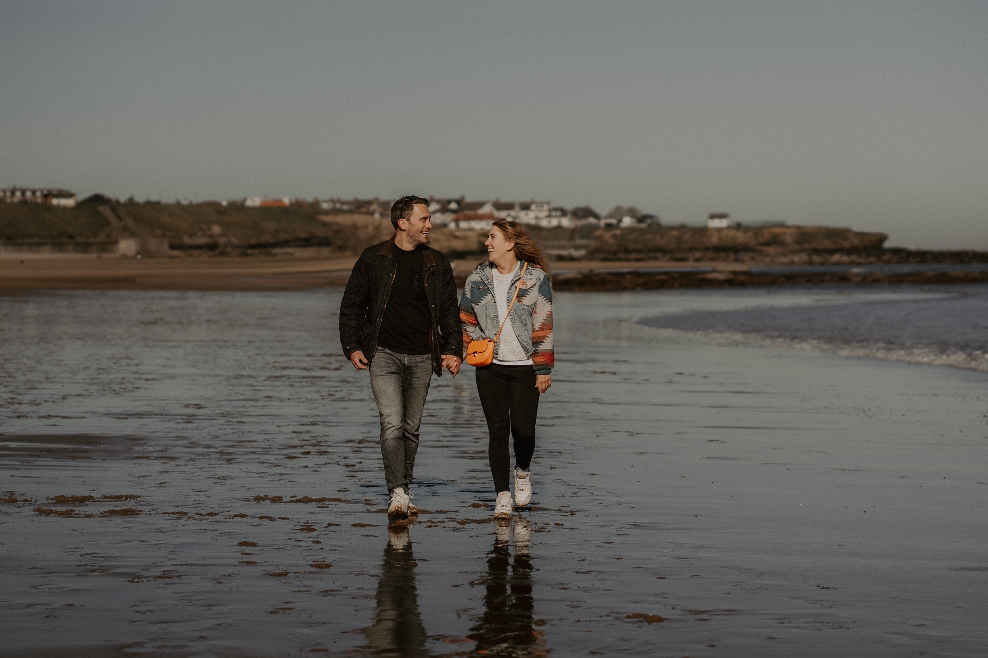 Pre-Weddding Shoot at Tynemouth Beach